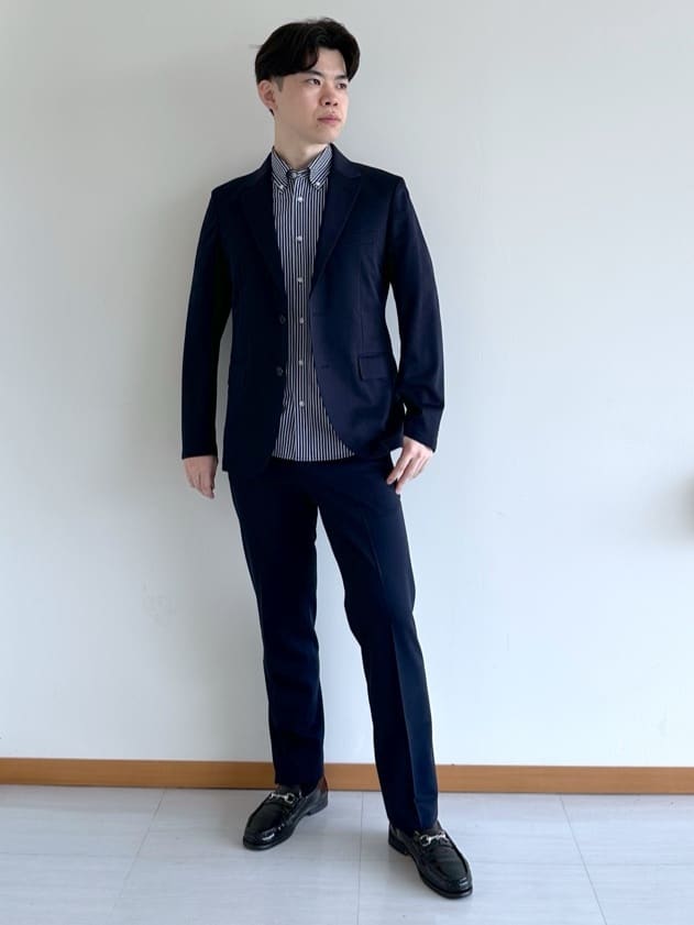 イッシーさんの「TAKEO KIKUCHI｜ピンジャージ 千鳥 ジャケット」を使ったコーディネート