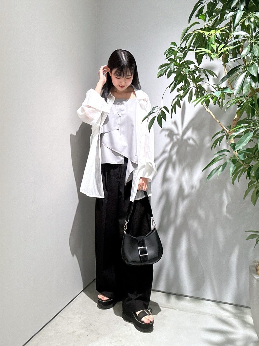 Renoさんの「INDIVI｜Timeless｜モードスラックス」を使ったコーディネート