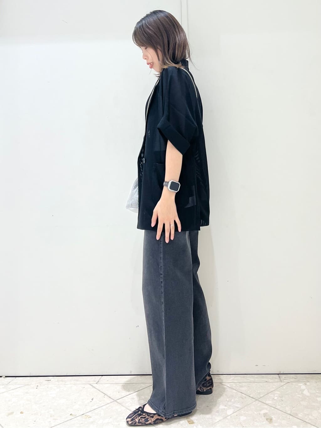 yuiさんの「OPAQUE.CLIP｜リブタンクトップ【洗濯機洗い可】」を使ったコーディネート