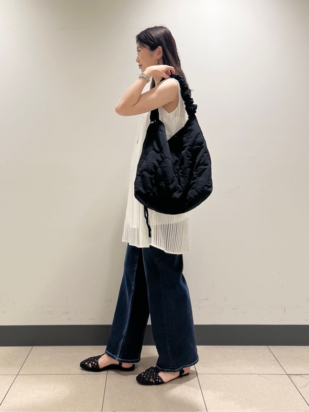 shokoさんの「INDIVI｜【洗える】ビスチェレイヤード風トップス」を使ったコーディネート