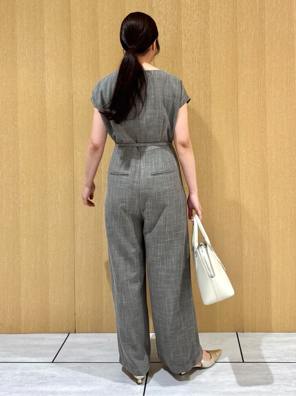 nanaさんの「UNTITLED｜【接触冷感/オールインワン/洗える】梳毛調合繊コンビネゾン」を使ったコーディネート
