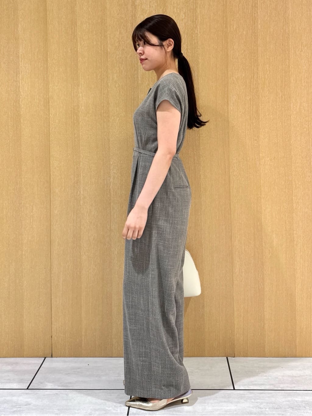 nanaさんの「UNTITLED｜【接触冷感/オールインワン/洗える】梳毛調合繊コンビネゾン」を使ったコーディネート