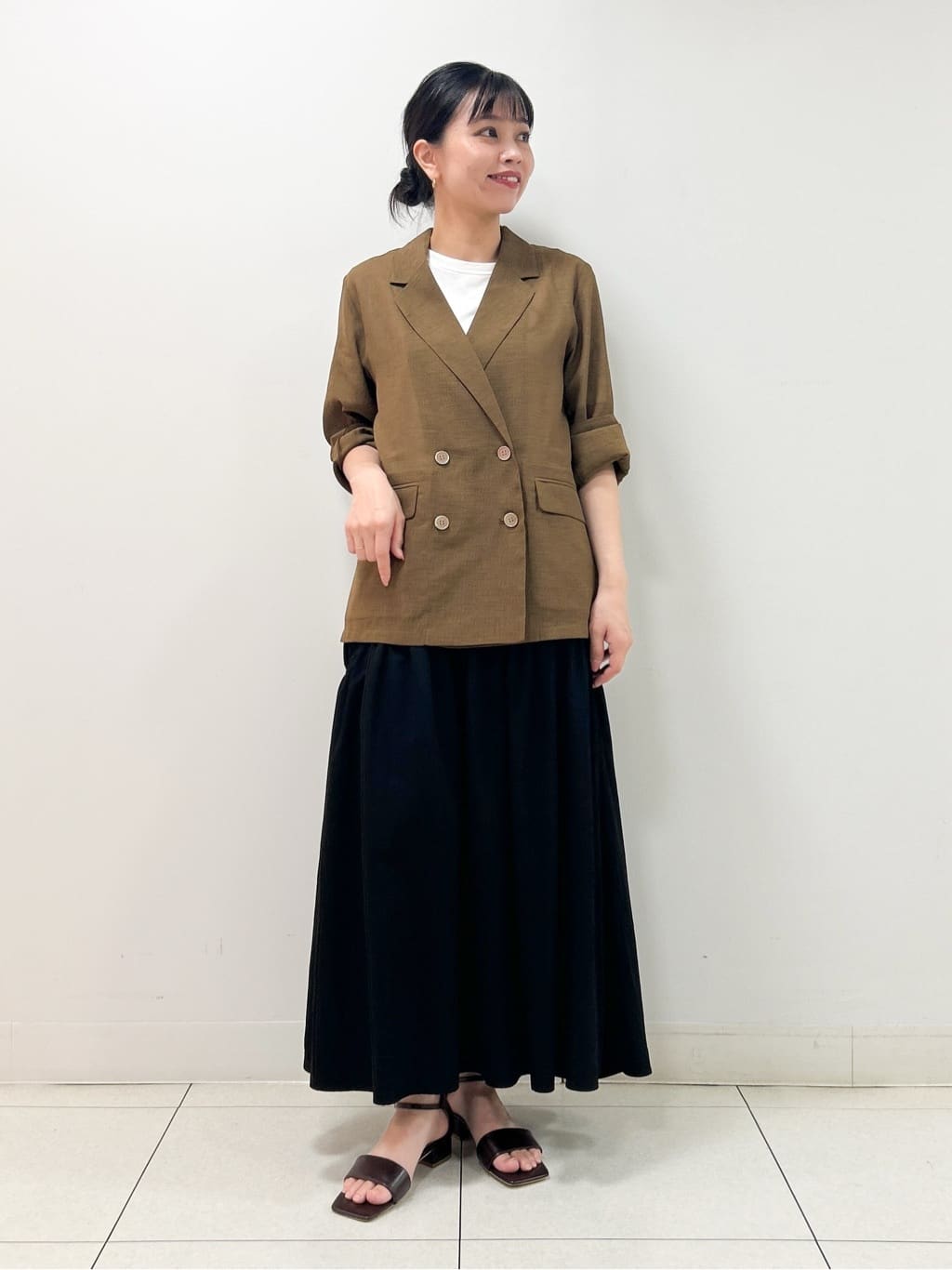 Kaiさんの「Dessin｜【洗える】チュール刺繍Tシャツ」を使ったコーディネート
