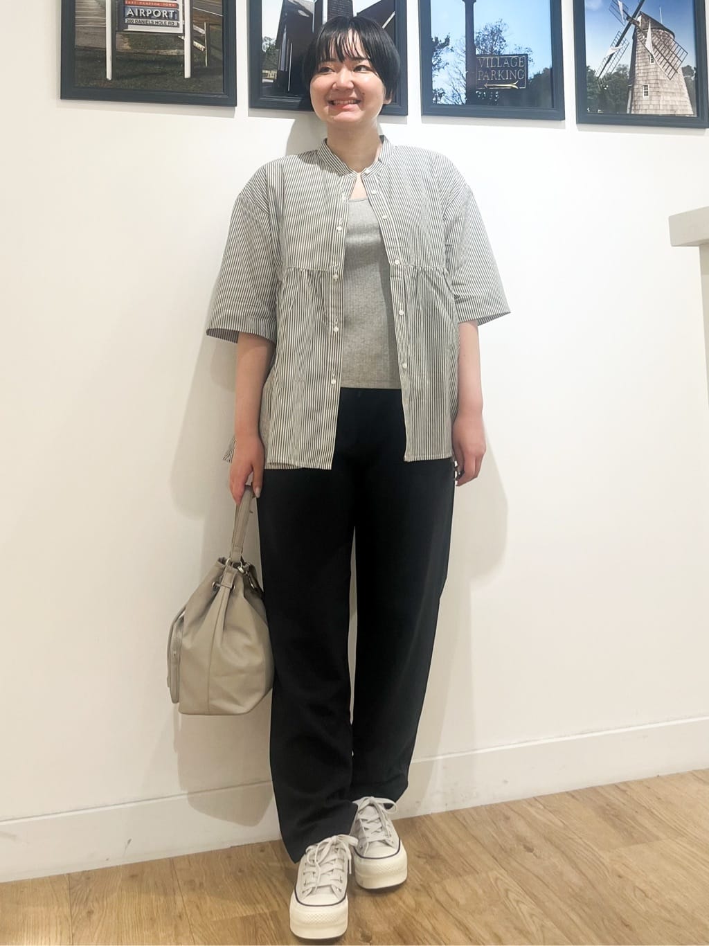 Asukaさんの「Dessin｜【2WAY・洗える】リブタンクトップ」を使ったコーディネート