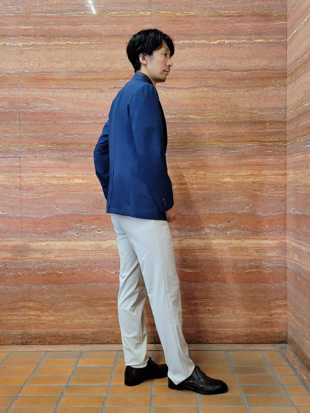 piroyaさんの「TAKEO KIKUCHI｜【COOL CITY WEAR】アーバンクール ジャケット /接触冷感・吸水速乾」を使ったコーディネート