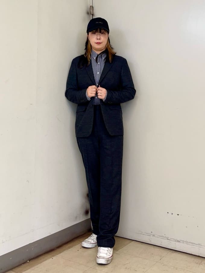 iwさんの「TAKEO KIKUCHI｜【Sサイズ～】ラッセルメッシュ ジャケット」を使ったコーディネート