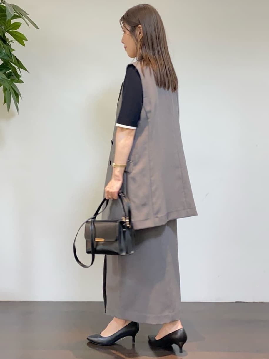 tomoさんの「UNTITLED｜【セットアップ可/洗える】スラブテーラードカラージレ」を使ったコーディネート