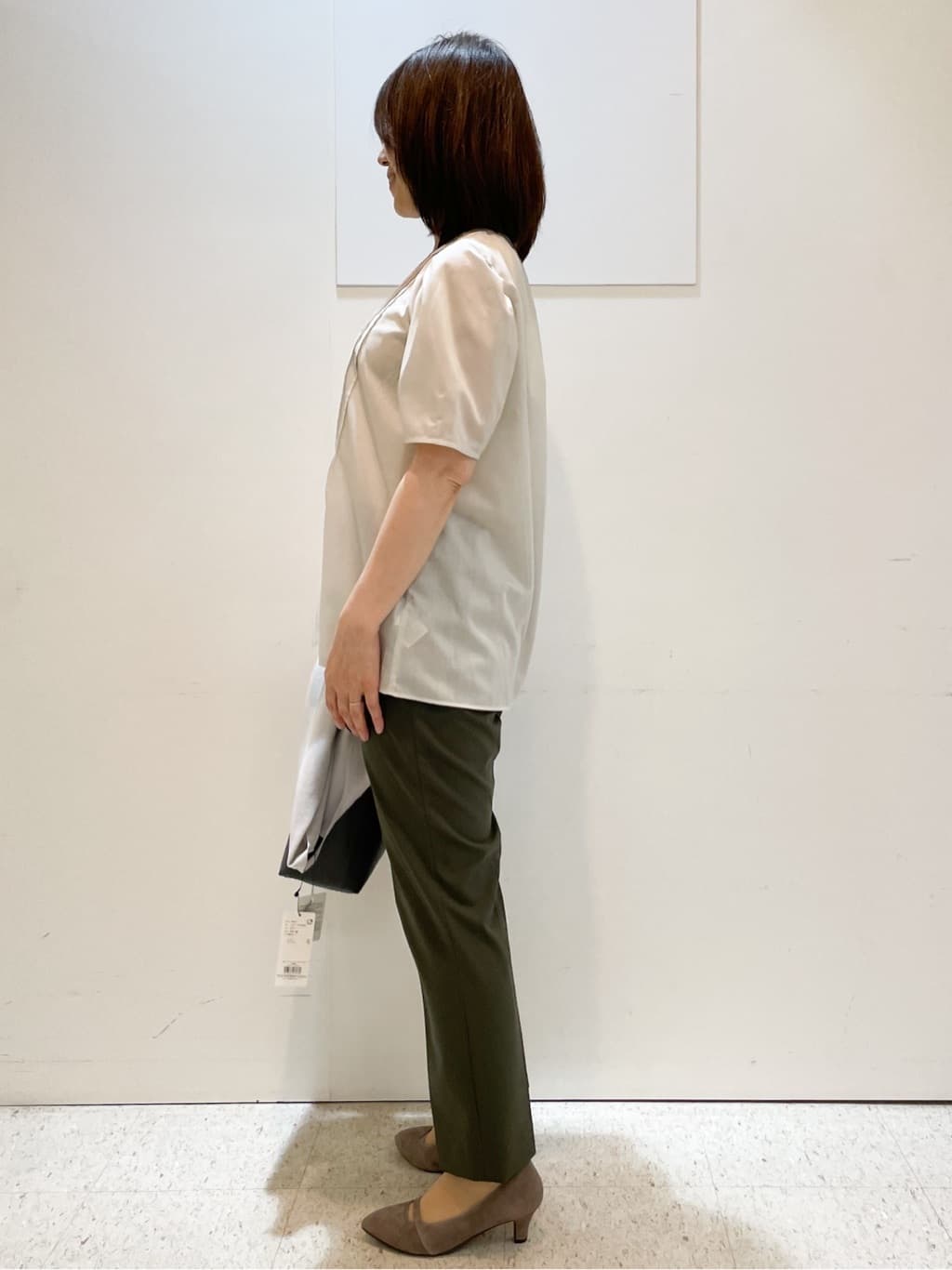 めいさんの「Reflect｜【私のパンツ／手洗い可】ベーシックテーパードパンツ」を使ったコーディネート