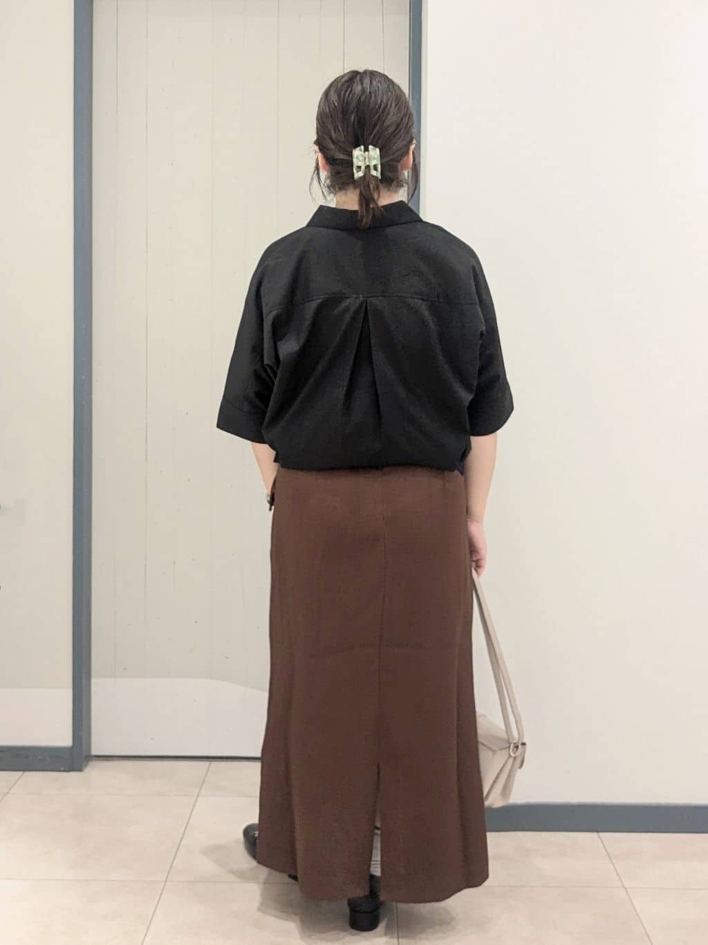 yukikaさんの「grove｜秋先取り　フラップポケットラップスカート」を使ったコーディネート