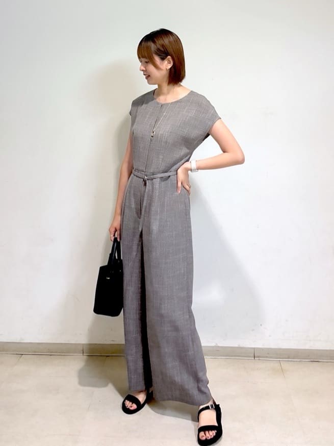 yukaさんの「UNTITLED｜【接触冷感/オールインワン/洗える】梳毛調合繊コンビネゾン」を使ったコーディネート