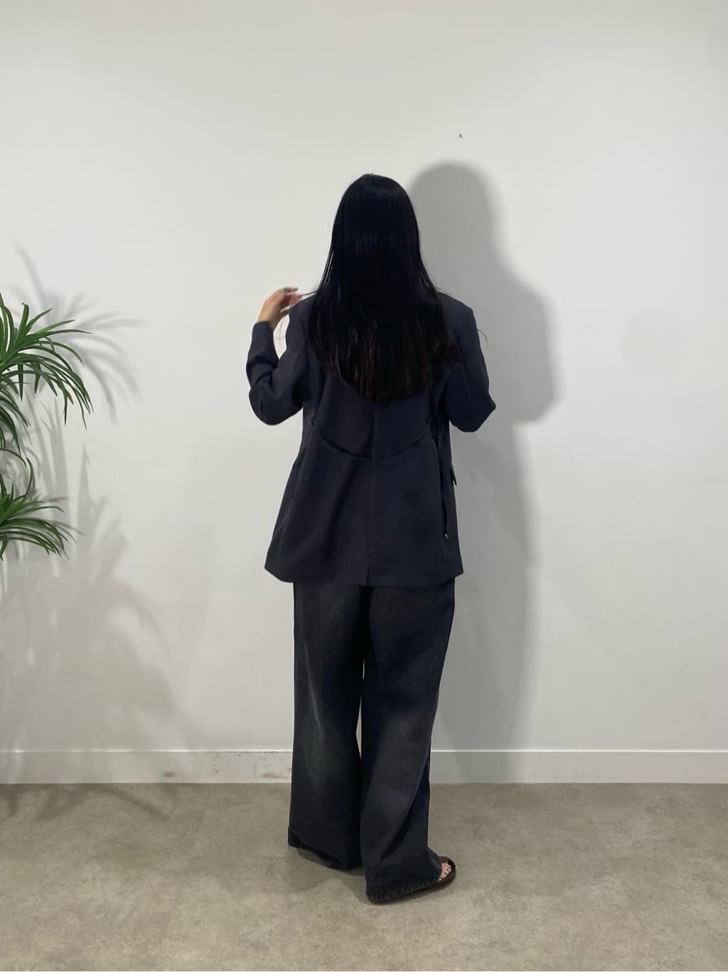 rinaさんの「INDIVI｜デニムサロペット」を使ったコーディネート