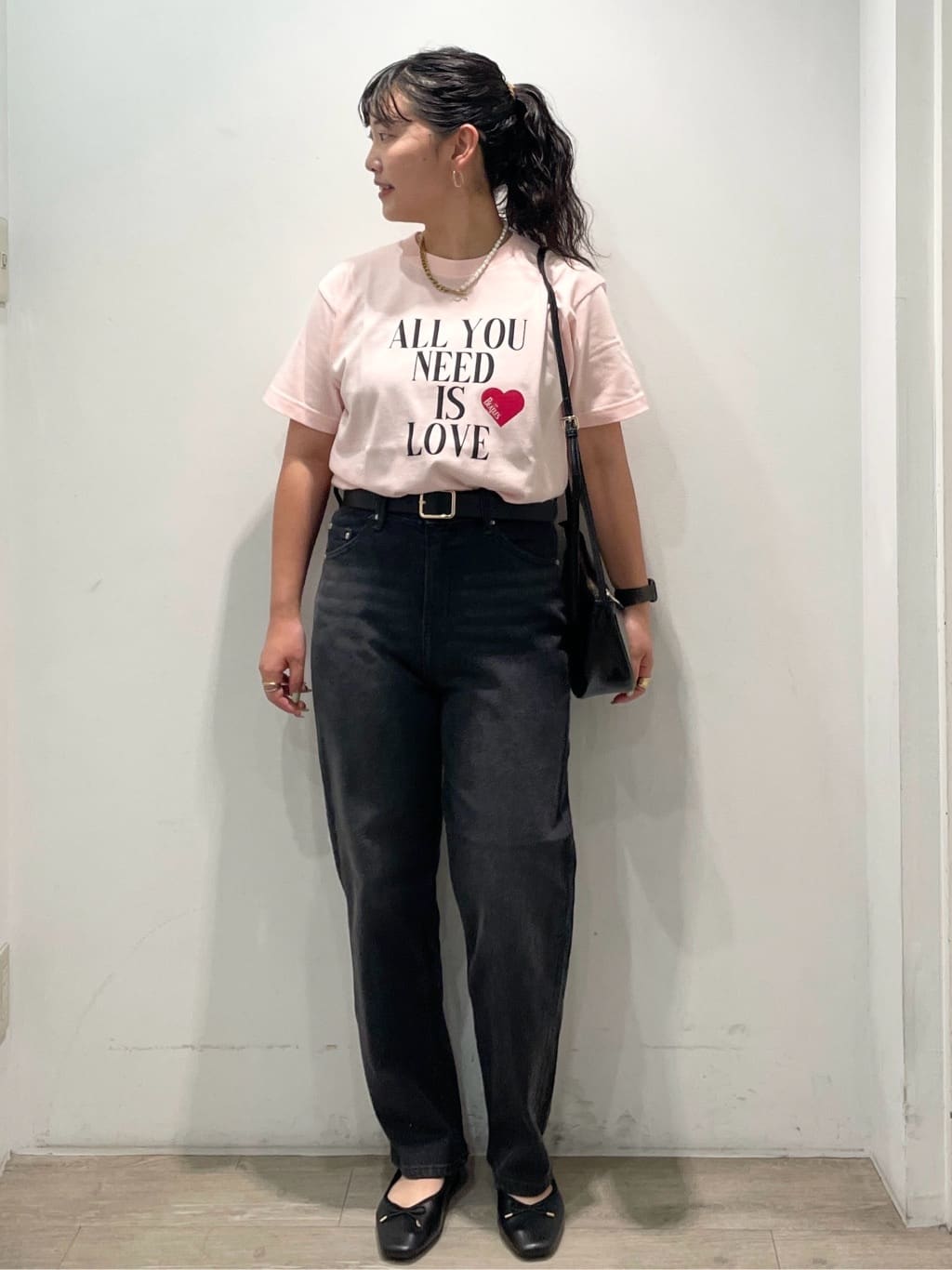 sumicaさんの「OPAQUE.CLIP｜ロックTシャツ別注アソート【GREEN DAY／METALLICA／THE BEATLES】」を使ったコーディネート