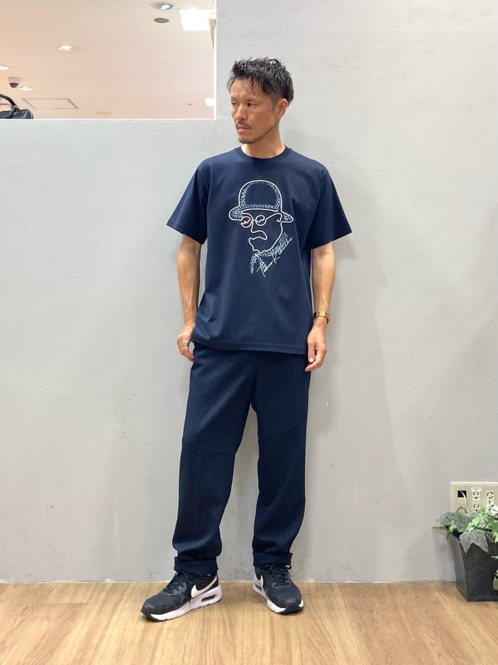 シュンさんの「TAKEO KIKUCHI｜【COOL CITY WEAR】エアートール オープンカラーシャツ /接触冷感・通気性」を使ったコーディネート