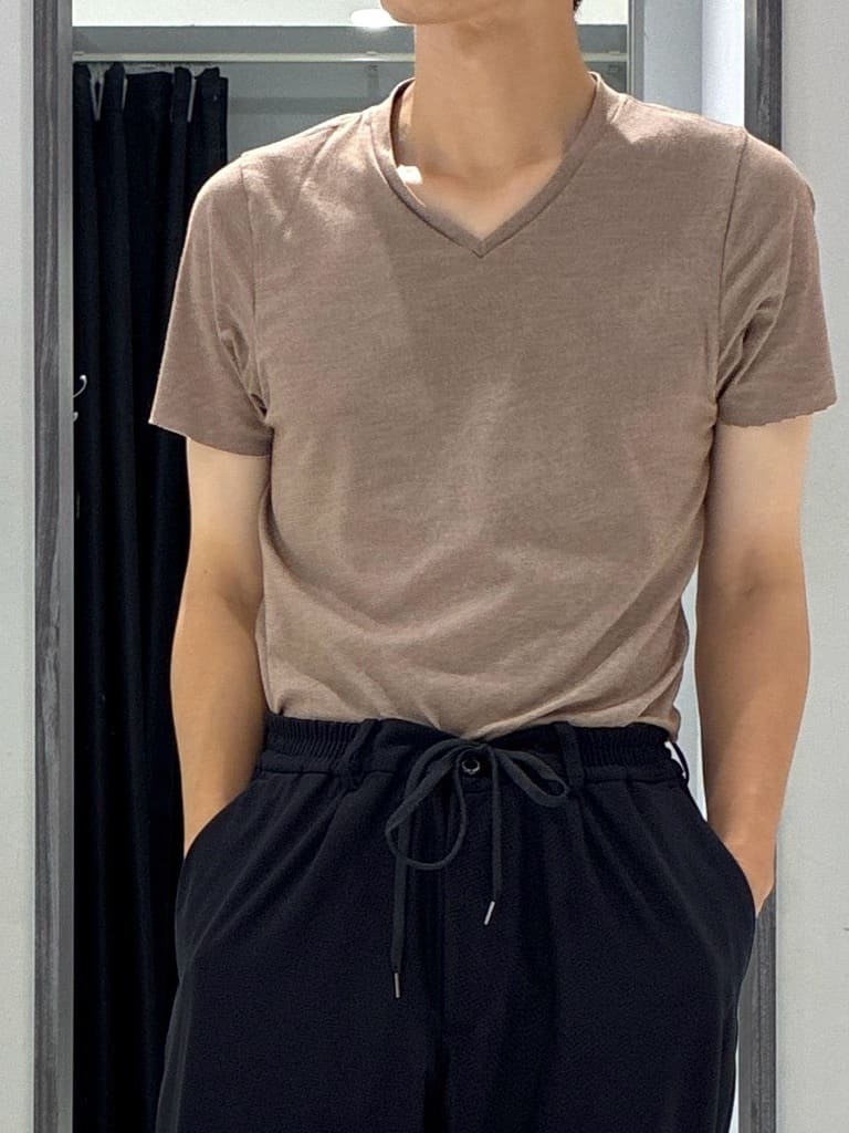 わいずみさんの「TAKEO KIKUCHI｜【COOL CITY WEAR】エアートール ポロシャツ /接触冷感・通気性」を使ったコーディネート