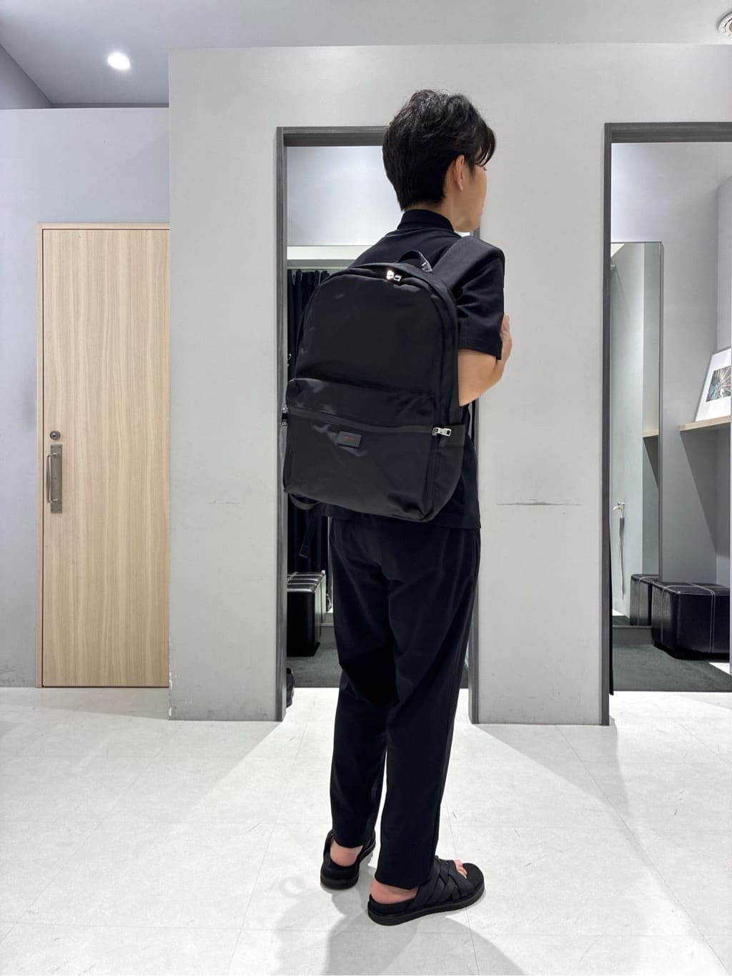 わいずみさんの「TAKEO KIKUCHI｜【COOL CITY WEAR】エアートール ポロシャツ /接触冷感・通気性」を使ったコーディネート