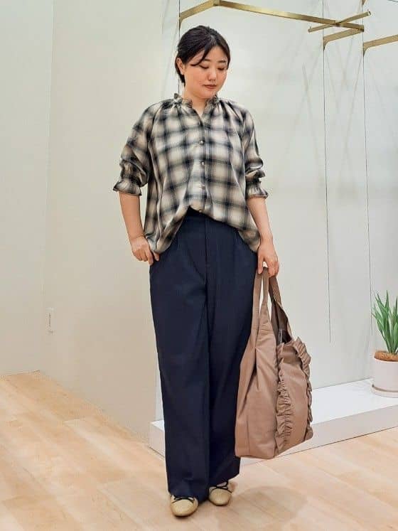 ふるさんの「grove｜ラフだけどおしゃれ　チュールレイヤードTシャツ」を使ったコーディネート