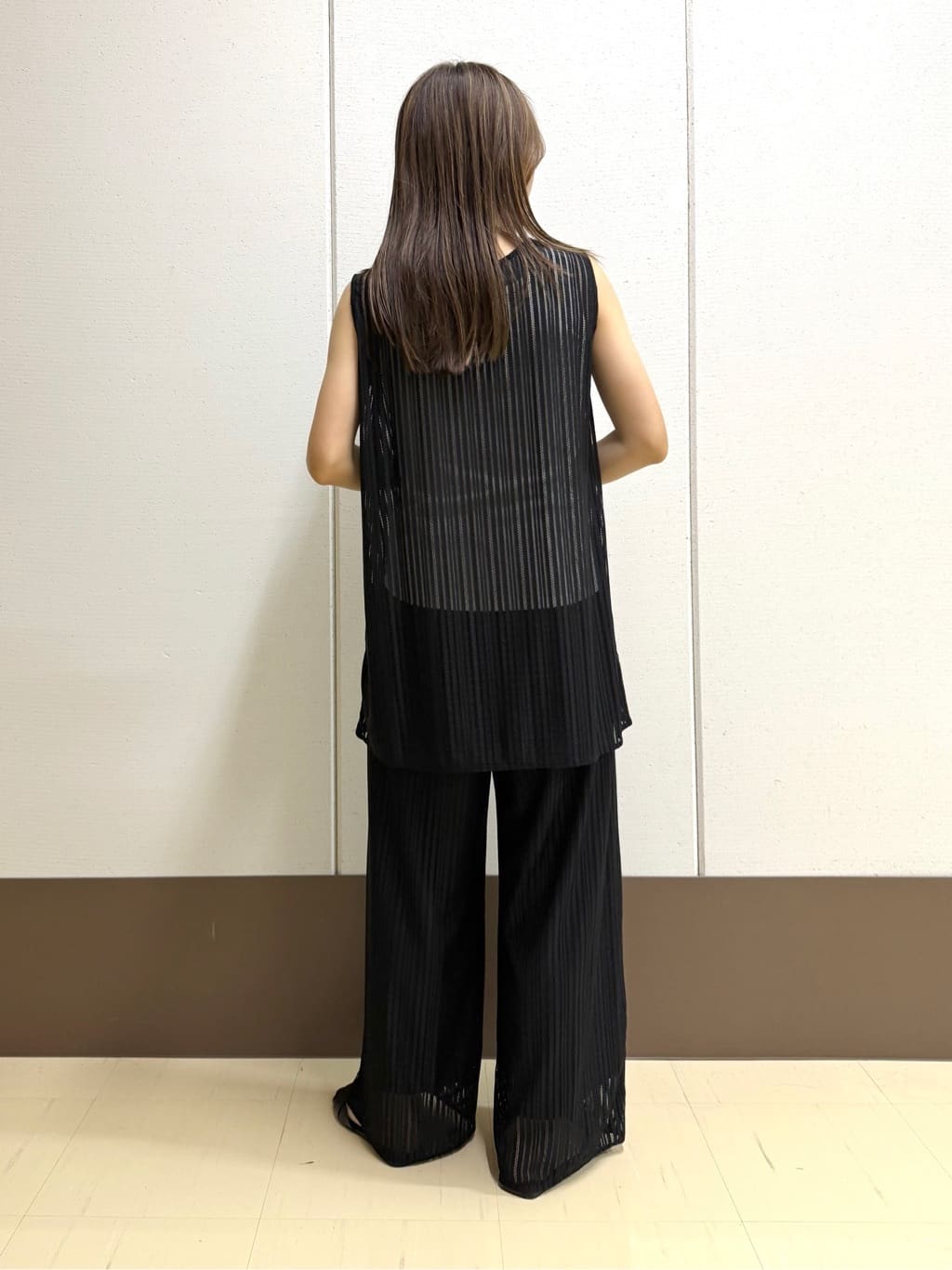 mamiさんの「INDIVI｜【洗える／セットアップ可能】ラッセルチュニック」を使ったコーディネート