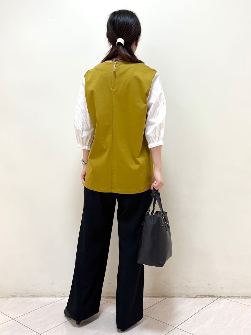 mikiさんの「Reflect｜【体型カバー／腰周りカバー】長め丈プルオーバージャージ」を使ったコーディネート