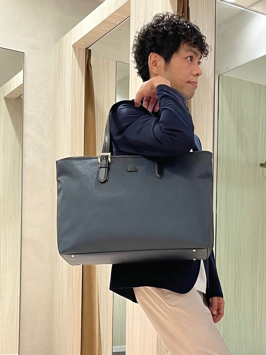 URAさんの「TAKEO KIKUCHI｜ピンジャージ 千鳥 ジャケット」を使ったコーディネート
