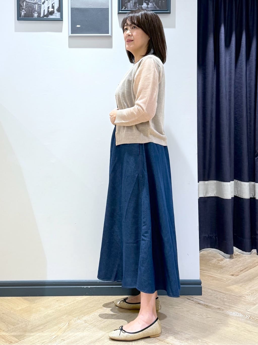 Lilyさんの「grove｜デザインチェーン2連ネックレス」を使ったコーディネート
