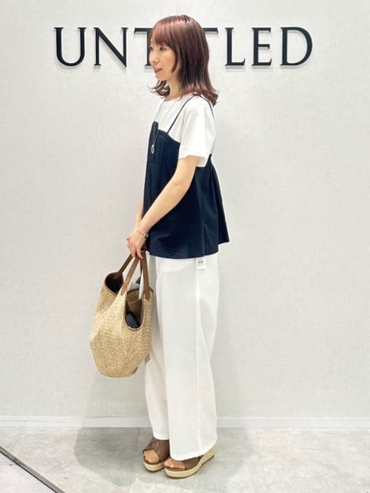 Miwaさんの「UNTITLED｜フープトップネックレス」を使ったコーディネート