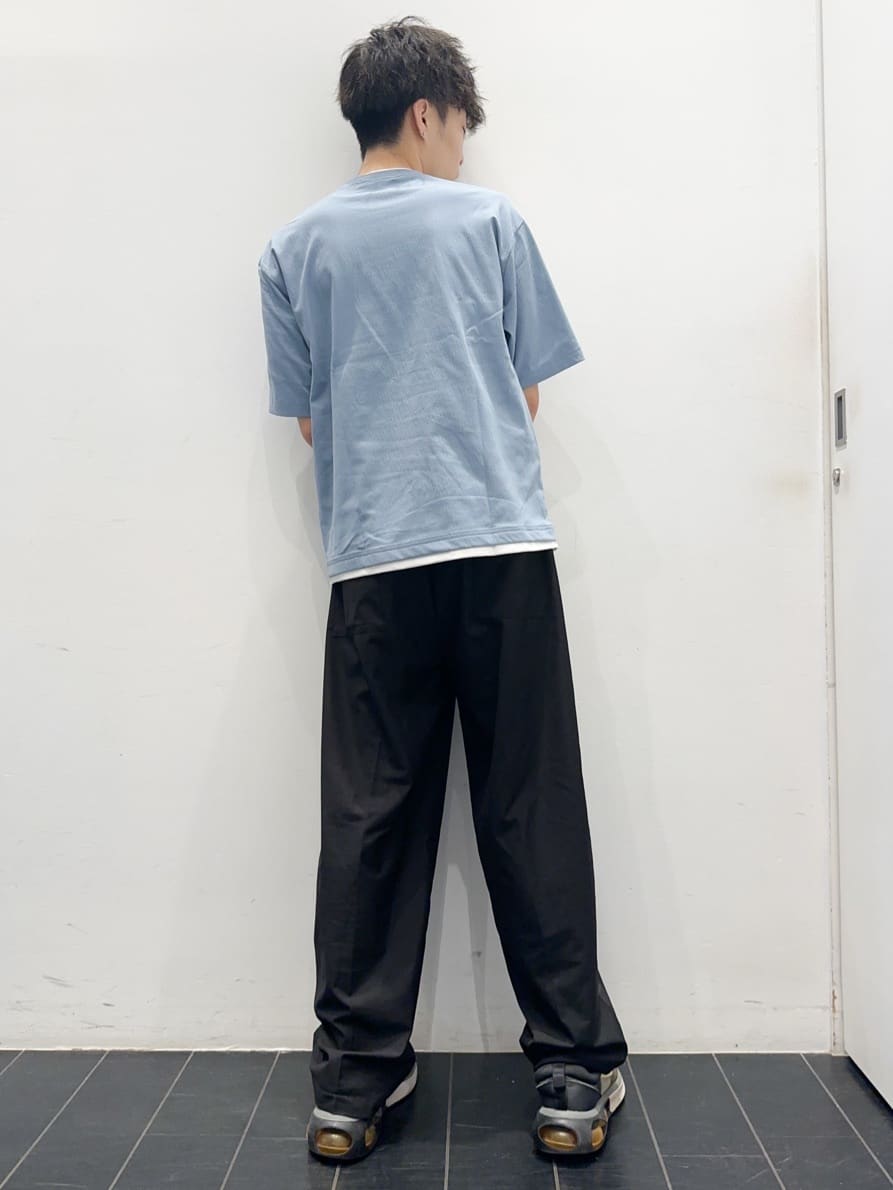 ちびちゃんさんの「THE SHOP TK｜楊柳フェイクレイヤード半袖Tシャツ 【吸水速乾/毛玉になりにくい/洗濯機OK】」を使ったコーディネート