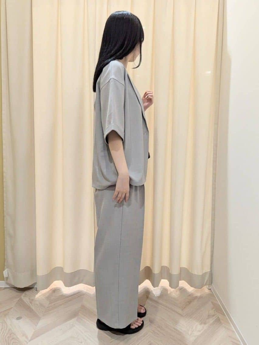 hinaさんの「SHOO･LA･RUE｜【S-LL/ひんやり/前後2WAY】シンプルだから使いやすい テレコTシャツ」を使ったコーディネート