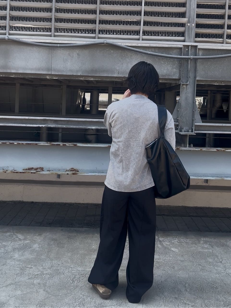 taigaさんの「tk.TAKEO KIKUCHI｜グランパバギースラックス」を使ったコーディネート