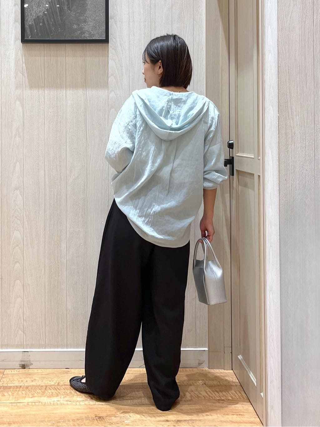 shirayuuuさんの「SHOO･LA･RUE｜【S-LL/ひんやり/前後2WAY】シンプルだから使いやすい テレコTシャツ」を使ったコーディネート