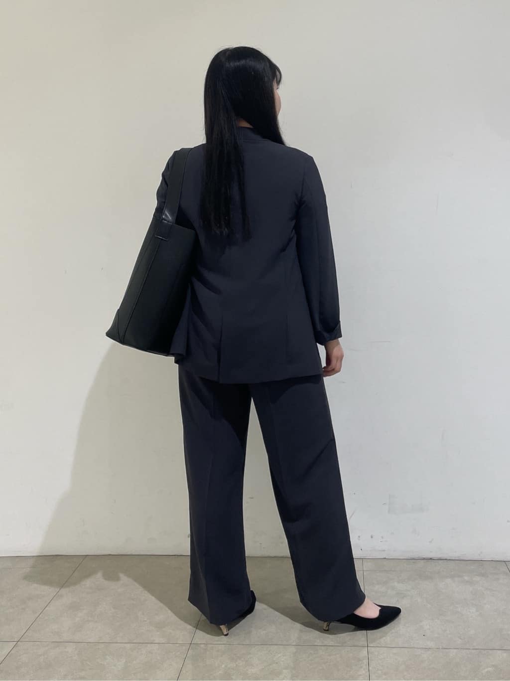 emikaさんの「INDIVI｜【軽く羽織れる！】ダブルジャケット」を使ったコーディネート
