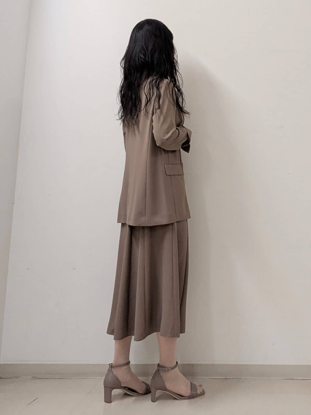 miiさんの「INDIVI｜【軽く羽織れる！】ダブルジャケット」を使ったコーディネート