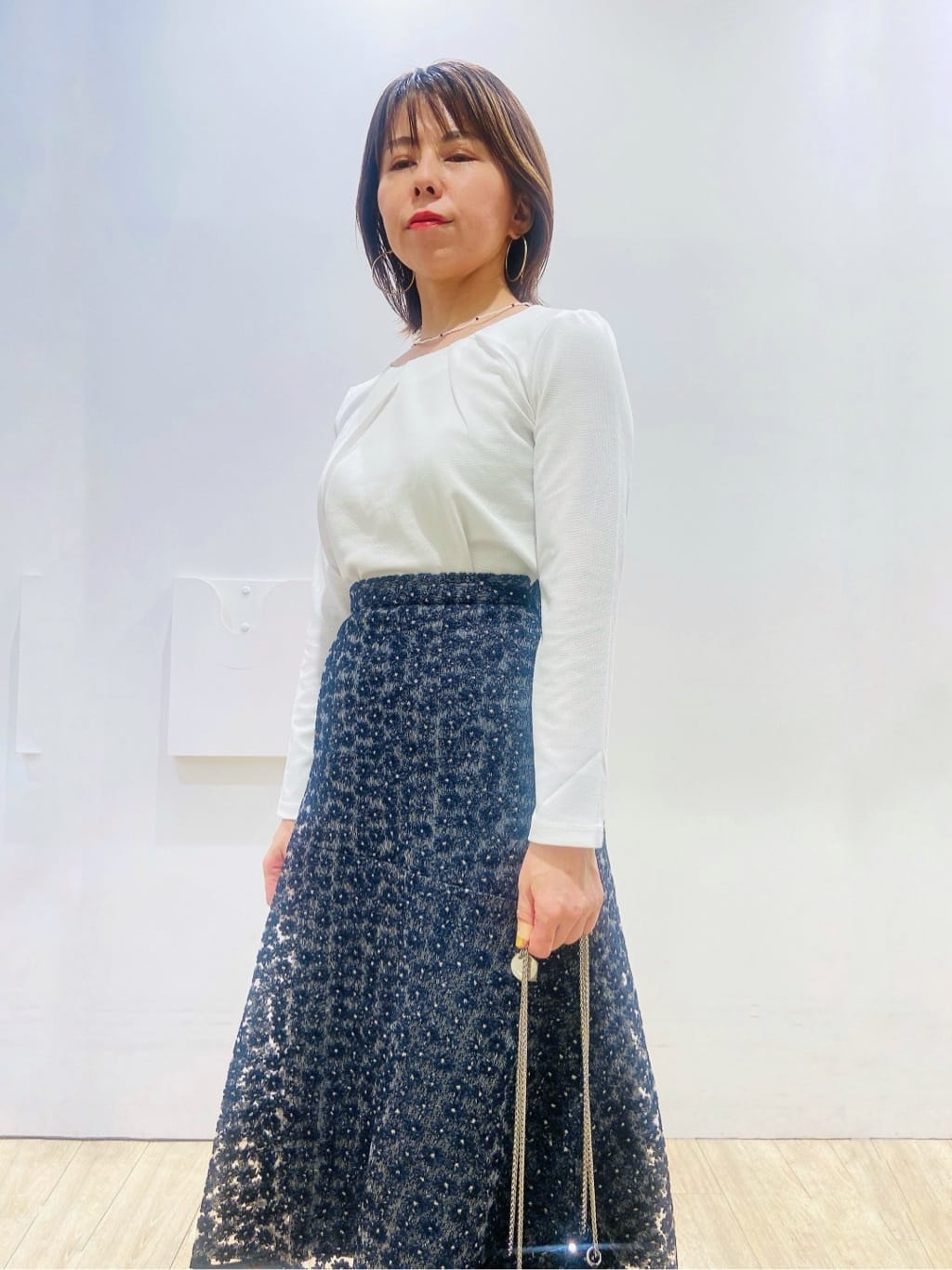 YUKOさんの「index｜フロントタックトップス【洗濯機洗い可／UVケア】」を使ったコーディネート