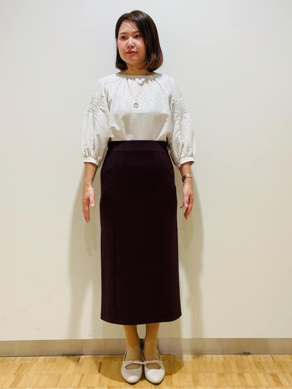 haseさんの「Reflect｜【一枚で着映える◎】レオパード風ジャカードブラウス」を使ったコーディネート