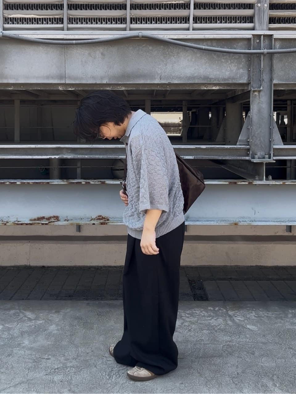 taigaさんの「tk.TAKEO KIKUCHI｜グランパバギースラックス」を使ったコーディネート