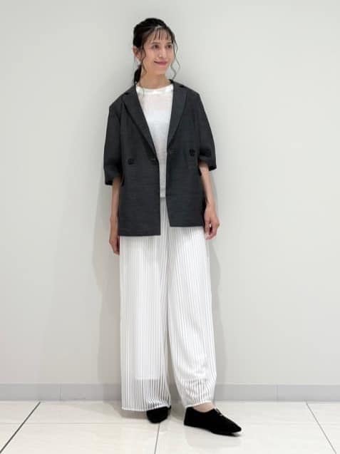 kayoさんの「INDIVI｜ライトダブルジャケット」を使ったコーディネート