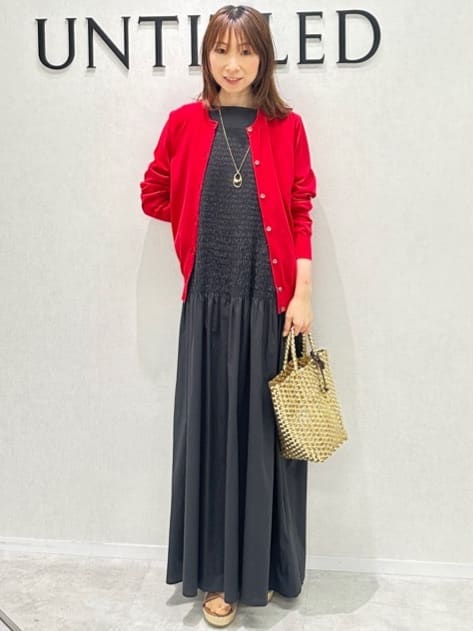 Miwaさんの「UNTITLED｜ライトダブルリングネックレス」を使ったコーディネート