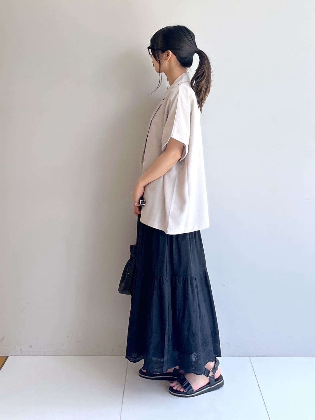 cotaniさんの「SHOO･LA･RUE｜【S-LL/ひんやり/UV】選べる6柄でそれぞれ欲しくなる プリントTシャツ」を使ったコーディネート