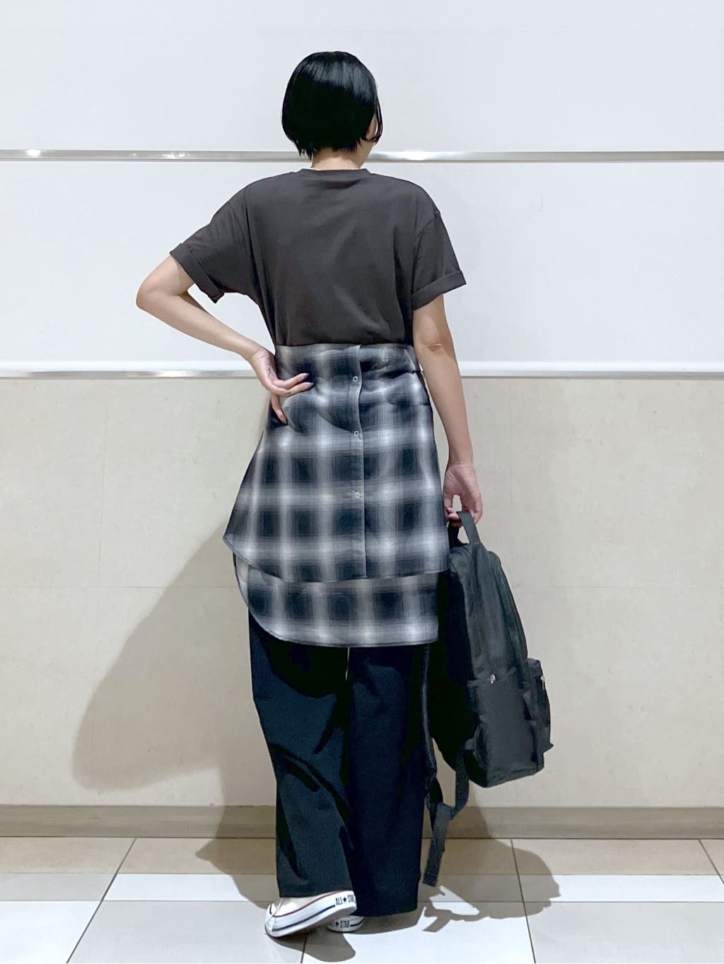 eriko さんの「Dessin｜【ユニセックス・洗える】オーガニックコットンロゴ入りTシャツ」を使ったコーディネート