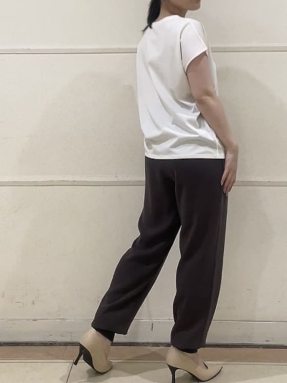 watanabeさんの「UNTITLED｜【洗える/Tシャツ】ツイストプルオーバー」を使ったコーディネート