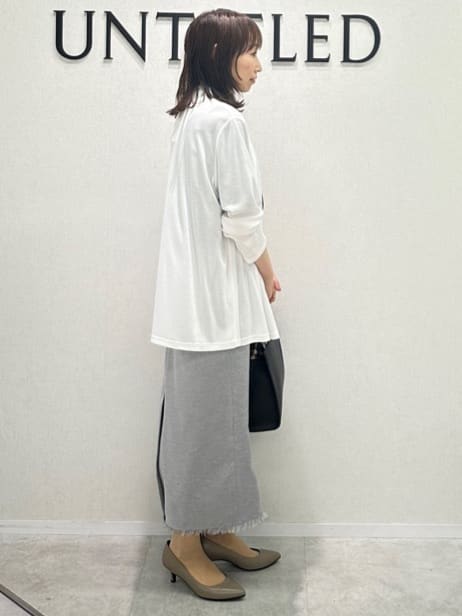 Miwaさんの「UNTITLED｜◆【接触冷感/UV機能/遮熱】ジャージカーディガン」を使ったコーディネート