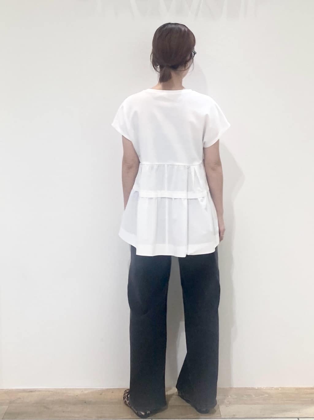 たけねぇさんの「OPAQUE.CLIP｜ドッキングティアードトップス【洗濯機洗い可】」を使ったコーディネート