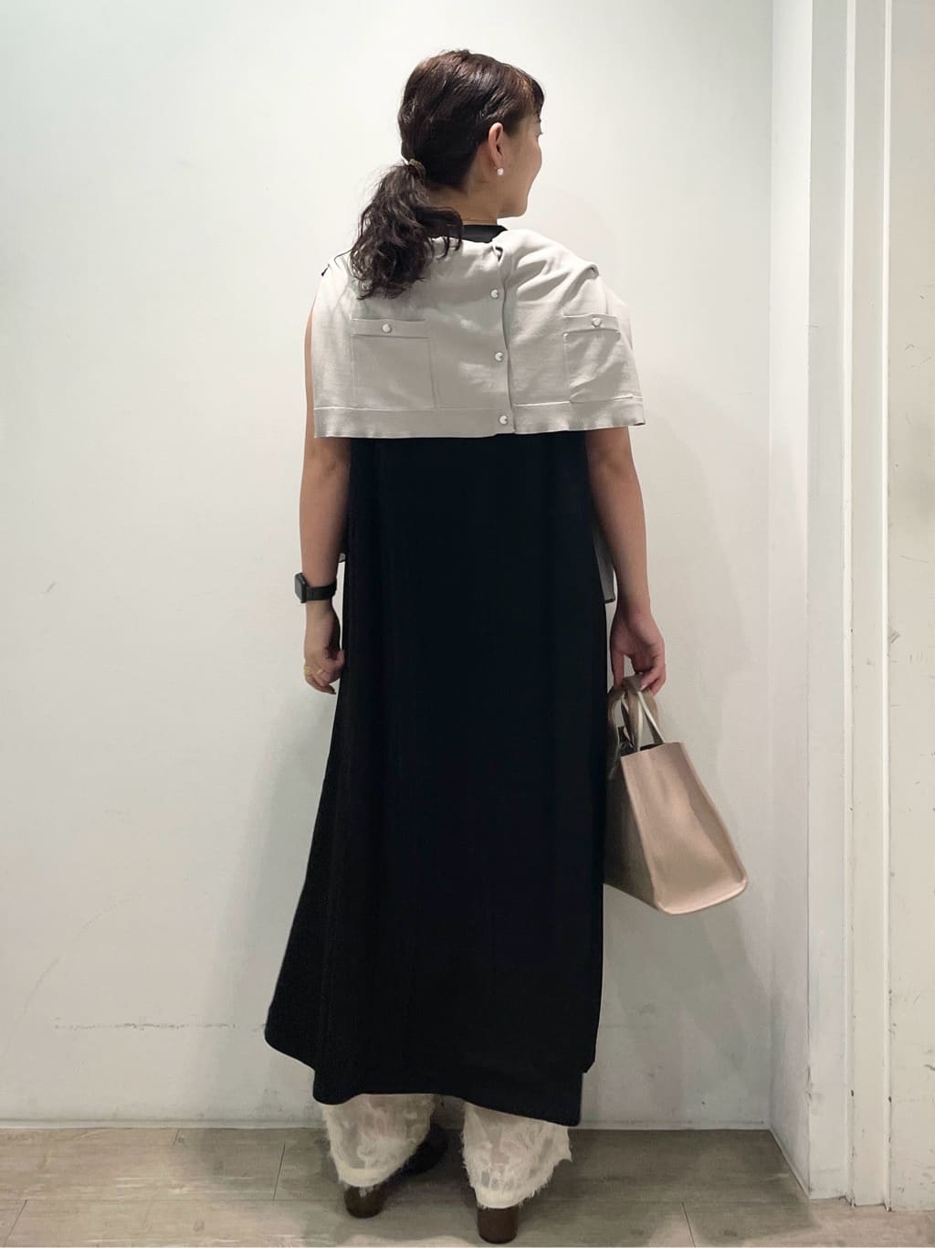 sumicaさんの「OPAQUE.CLIP｜カットソーフレアワンピース【接触冷感／洗濯機洗い可】」を使ったコーディネート