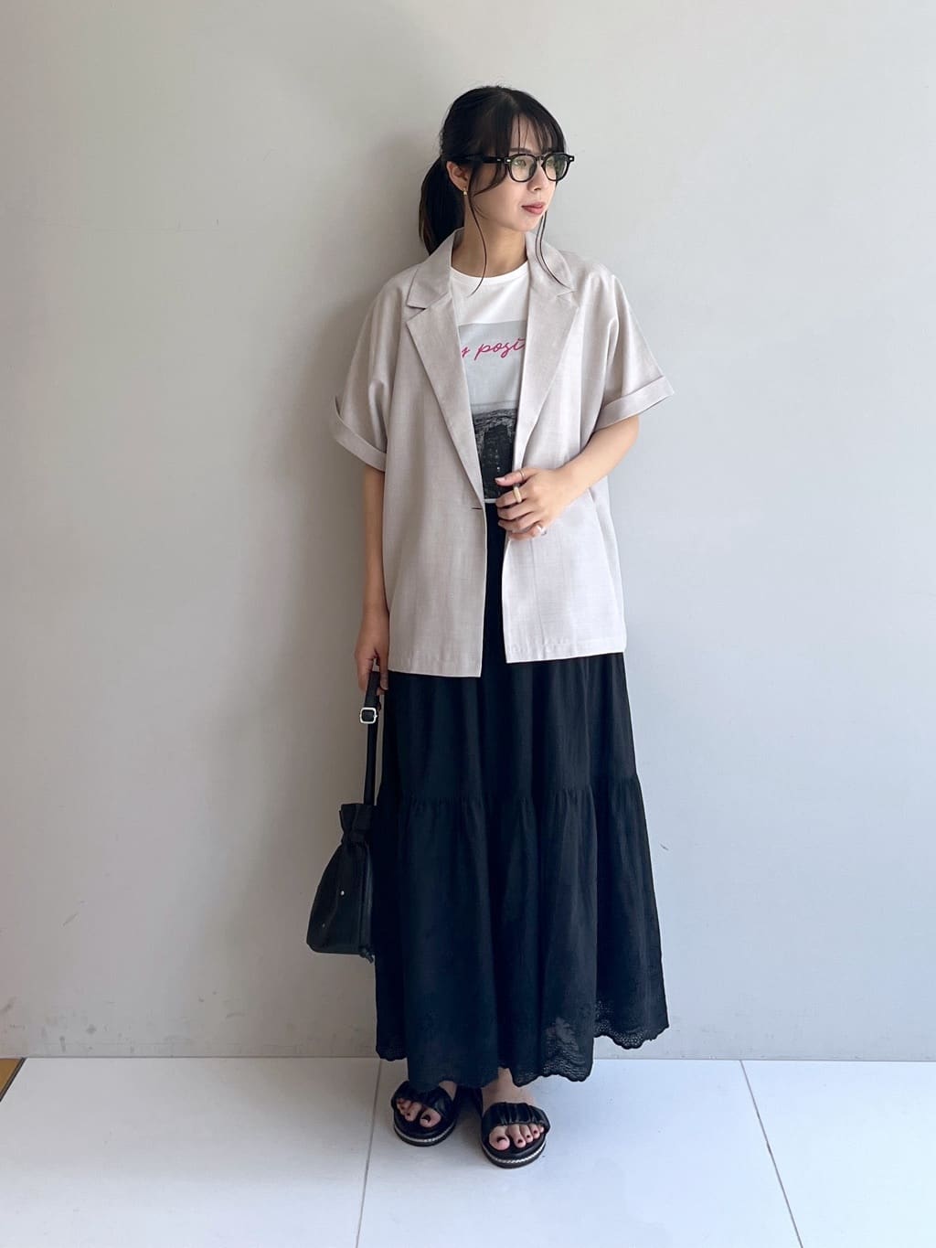 cotaniさんの「SHOO･LA･RUE｜【S-LL/ひんやり/UV】選べる6柄でそれぞれ欲しくなる プリントTシャツ」を使ったコーディネート
