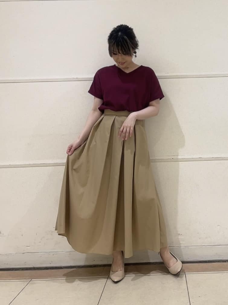 watanabeさんの「UNTITLED｜【洗える/前後2WAY】ネックプルオーバーニット」を使ったコーディネート