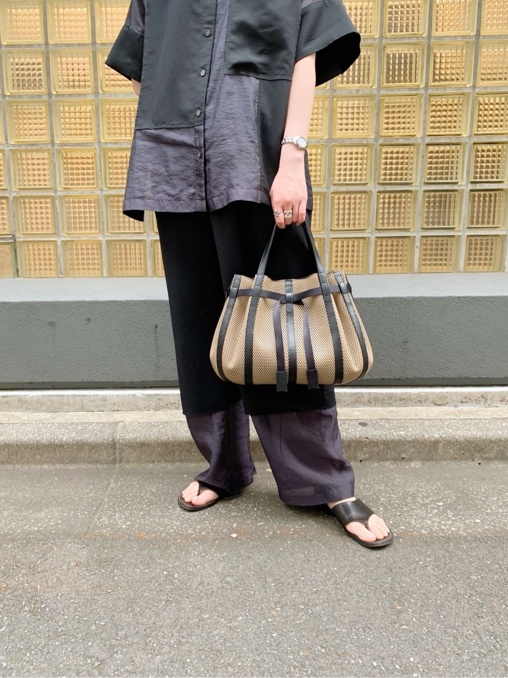 Iさんの「HIROKO HAYASHI｜PANIER（パニエ） ハンドバッグ」を使ったコーディネート