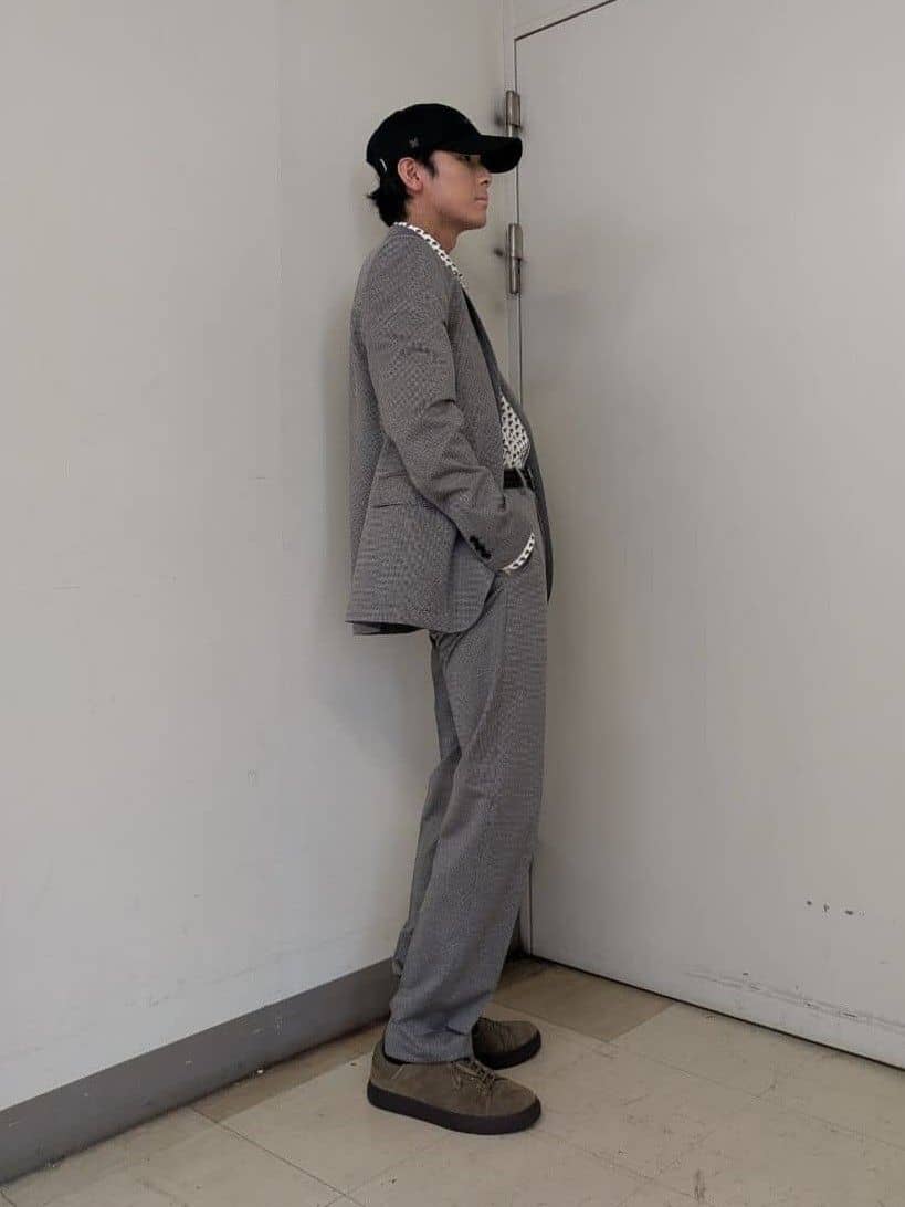 ryoさんの「TAKEO KIKUCHI｜ボーラーハット柄 長袖シャツ」を使ったコーディネート