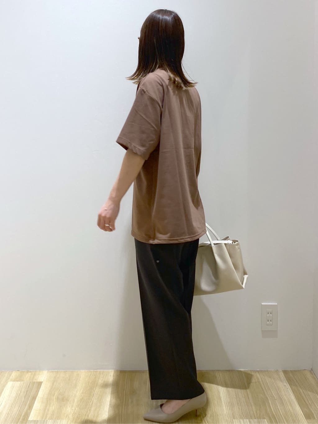 えりさんの「OPAQUE.CLIP｜ストレッチバギーデニム【洗濯機洗い可】《SS～LL》」を使ったコーディネート