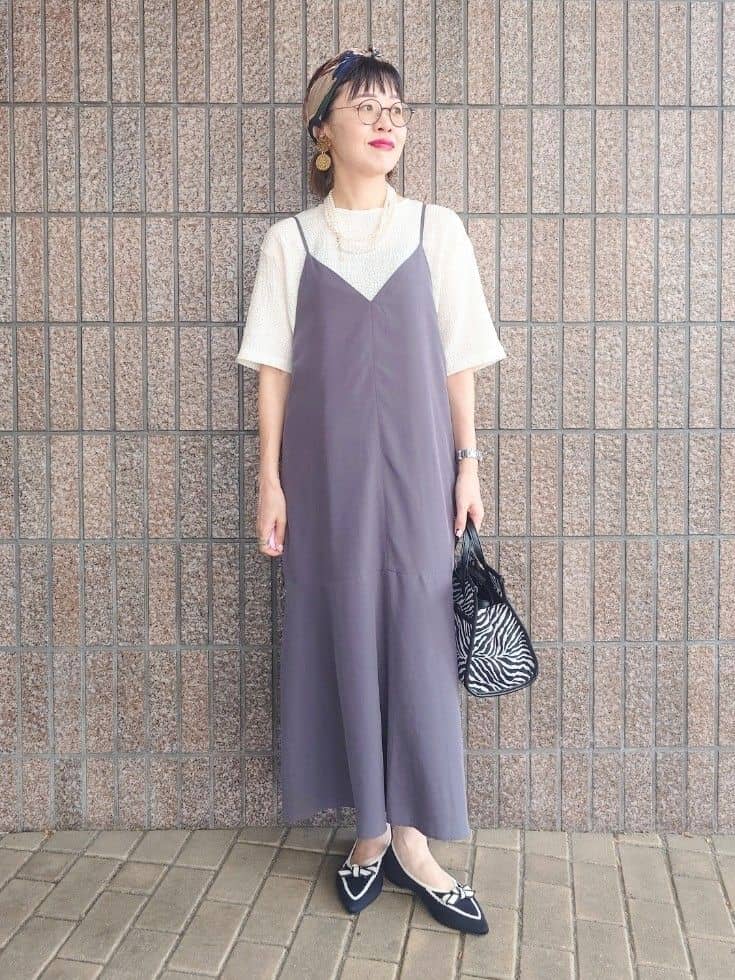 MUTSUKOさんの「UNTITLED｜【五分袖/ジャージトップス】スラブカールマイヤープルオーバー」を使ったコーディネート