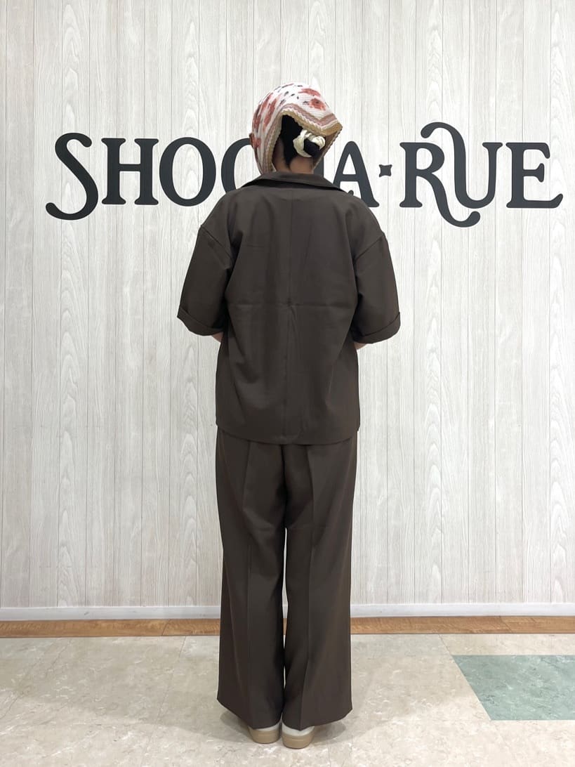 ねぎまさんの「SHOO･LA･RUE｜【セットアップ可/洗濯後しわになりにくい】5分袖テーラードジャケット」を使ったコーディネート