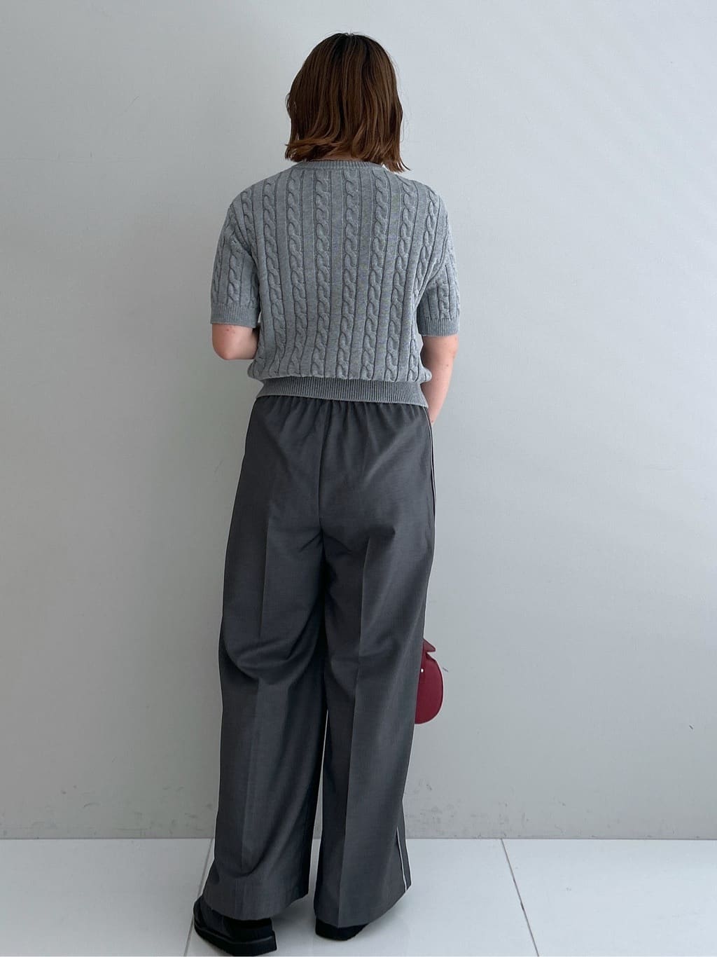 Hirokaさんの「Dessin｜ケーブルカーディガン」を使ったコーディネート